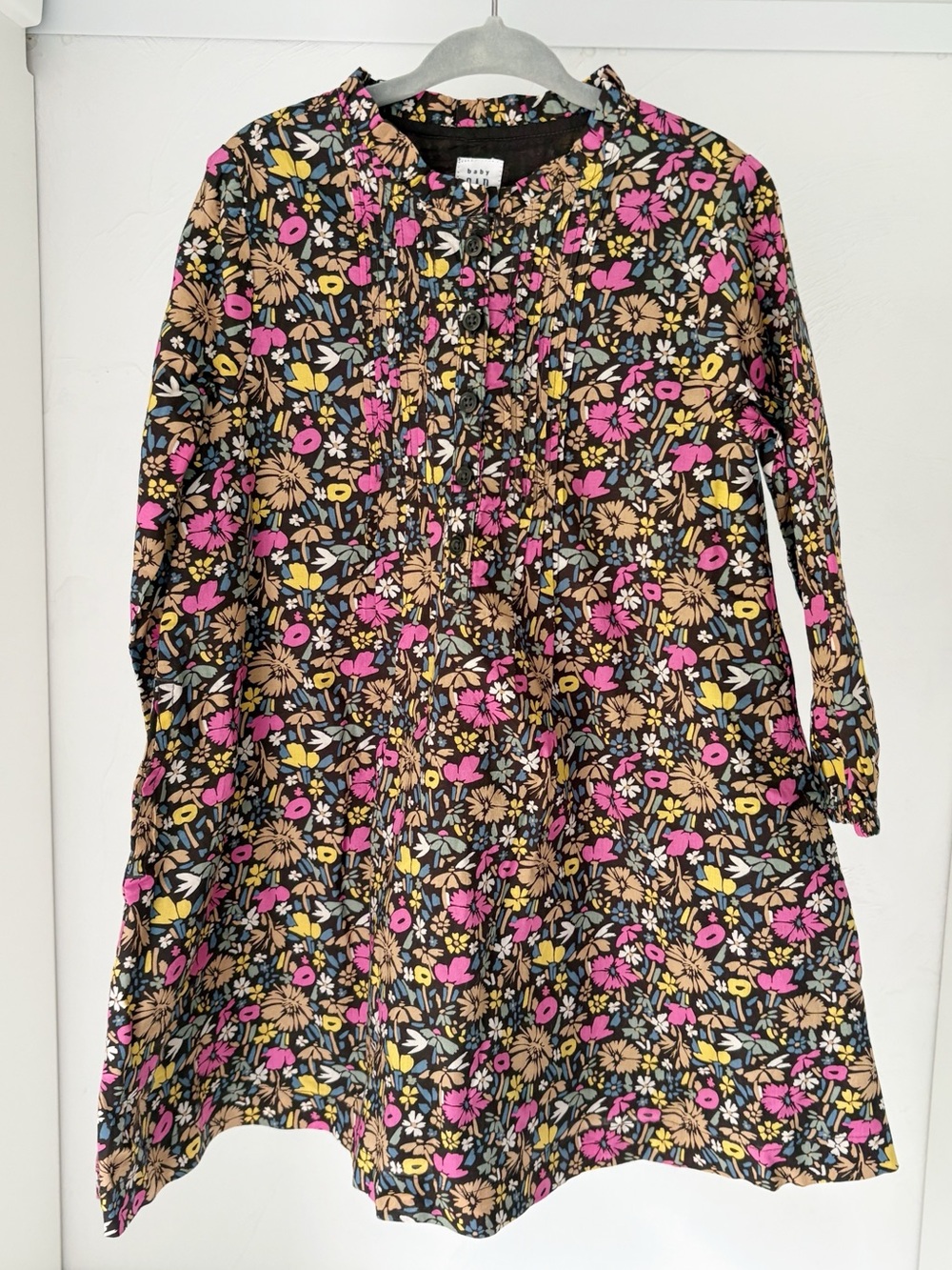Kids BabyGap Floral Long Sleeve Dress